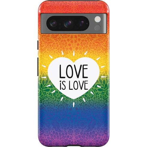 Love Is Love Rainbow Google Pixel 8 Pro Impact Case